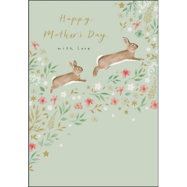 Happy Mother’s Day with Love Rabbits Card