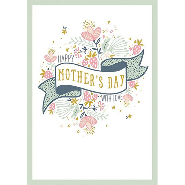 Happy Mother's Day With Love Banner Card