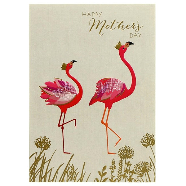 Happy Mother's Day Flamingo Card