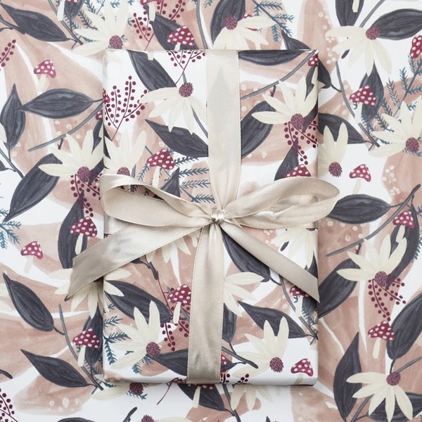 Christmas Mushrooms Sheet Wrap
