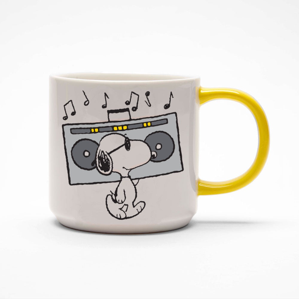 Music Is Life Snoopy Mug