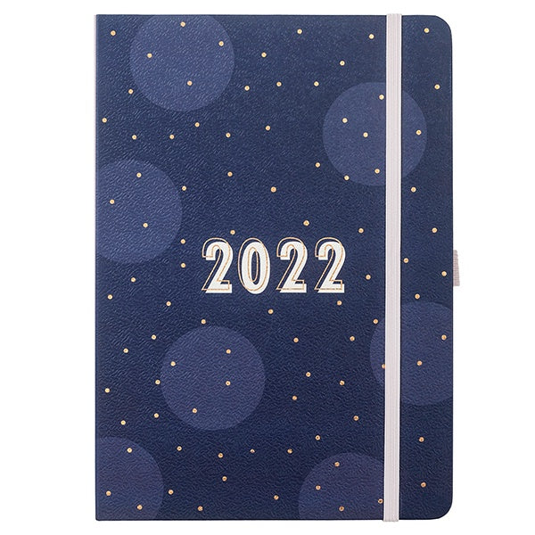 2022 Busy B Day-A-Page Diary Blue Spot