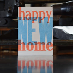Happy New Home Letterpress Card