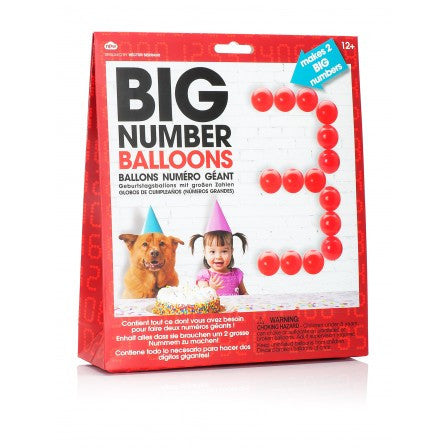Big Number Birthday Balloons