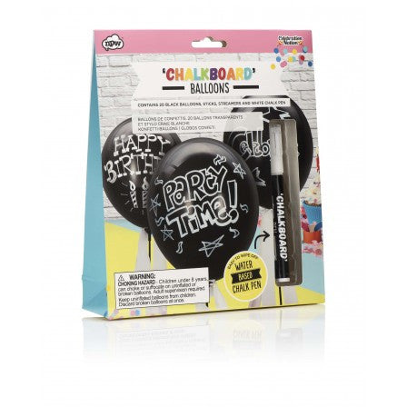 Chalkboard Balloons