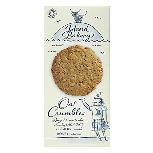Island Bakery Organic Oat Crumbles Biscuit Box