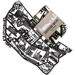 Edinburgh Old Town Tea Towel