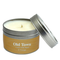 Paper Tiger Old Town Lime with Basil & Orange Small Candle Tin