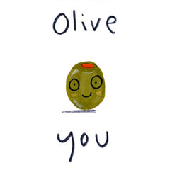 Olive You Card