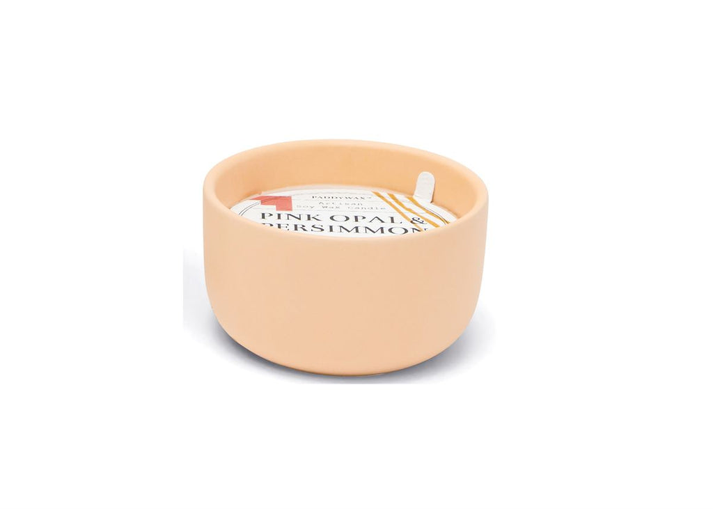 Wabi Sabi 3.5oz Pink Opal + Persimmon Candle