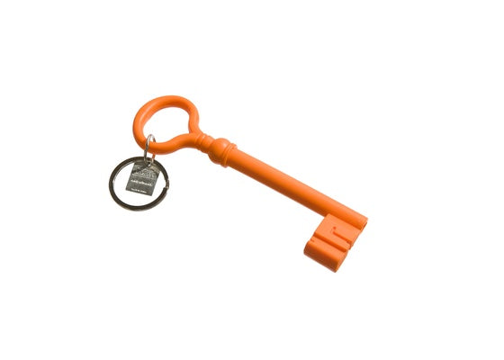 Orange Key Keyring