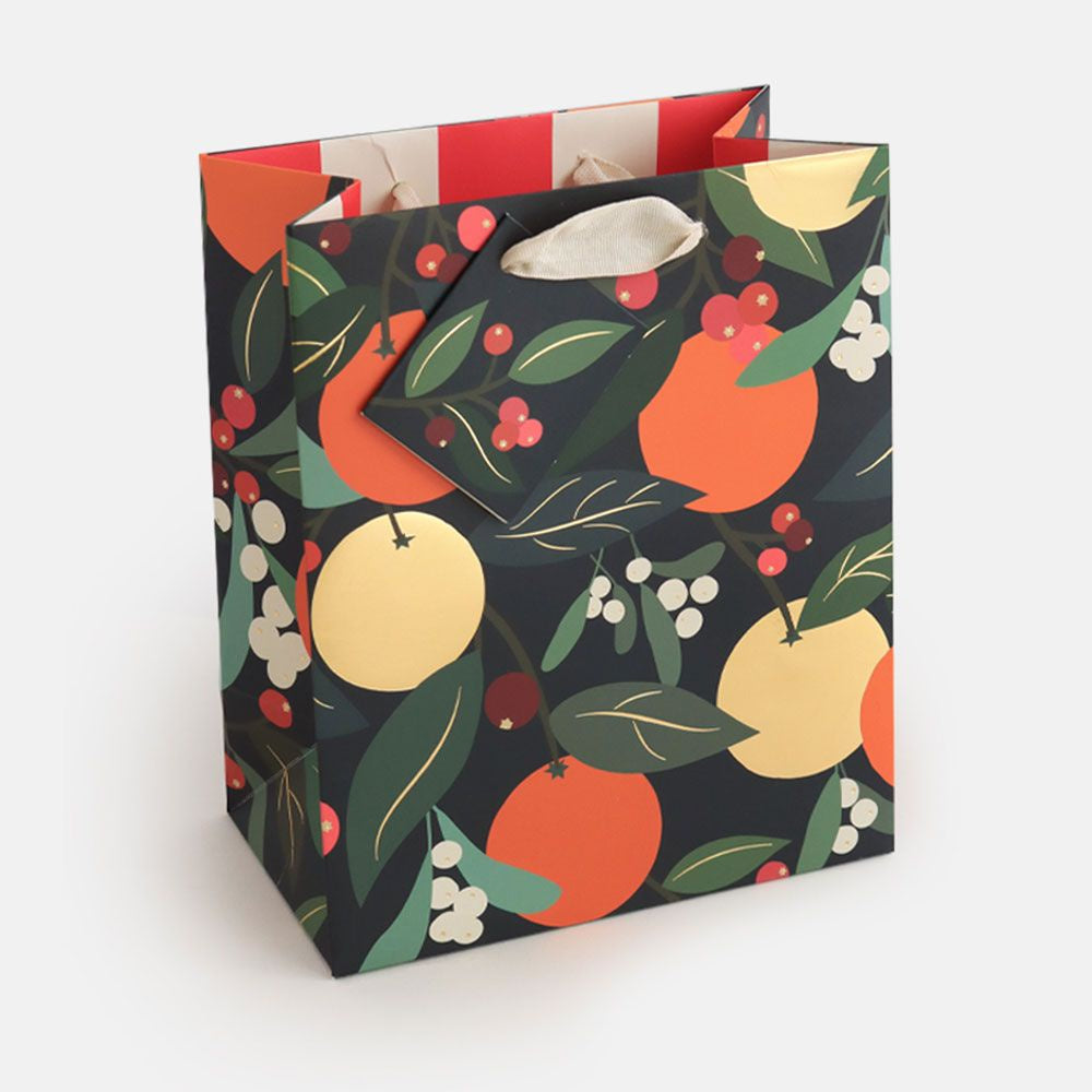 Oranges & Foliage Medium Gift Bag