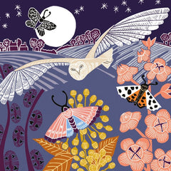 Owl at Night Card