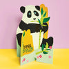 Panda Fold-Out Birthday Card