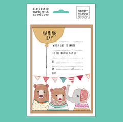 Naming Day Pack of 6 Invitations