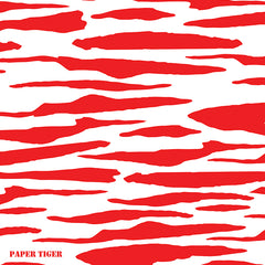 Paper Tiger Red Stripe Sheet Wrap