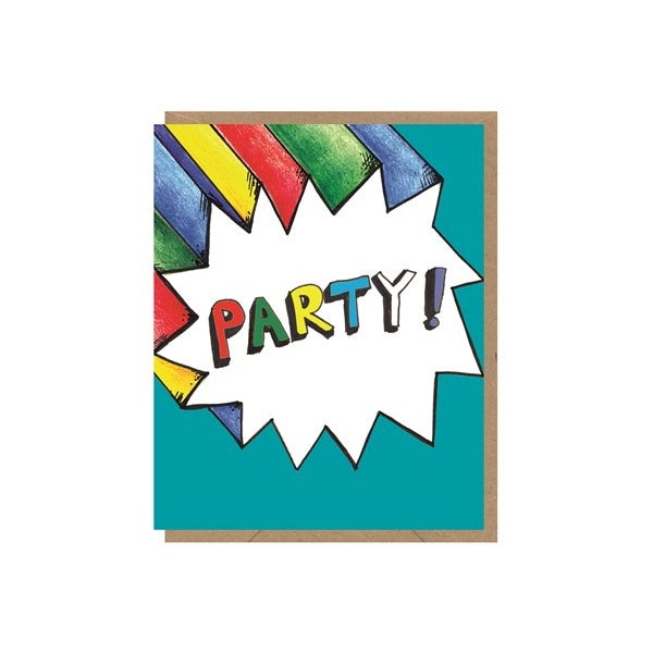 Party Pop Pack of 8 Party Invitations