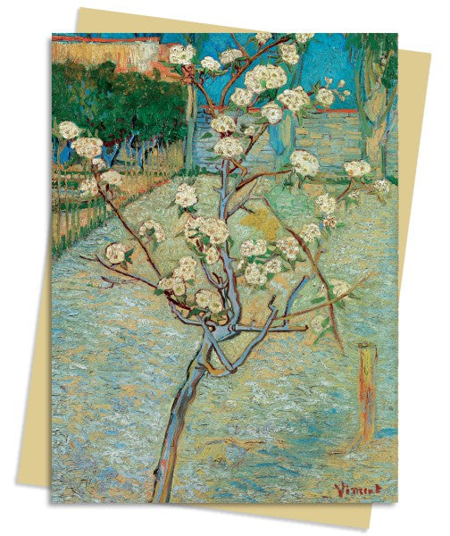 Van Gogh Small Pear Tree In Blossom Card