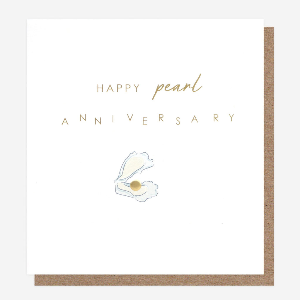 Happy Pearl Anniversary Shell