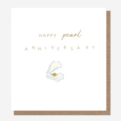 Happy Pearl Anniversary Shell