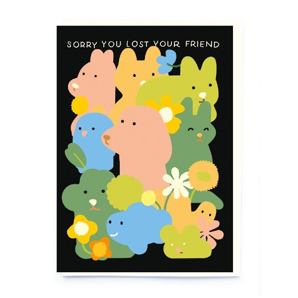 Sorry You Lost Your Friend Pet Sympathy Card