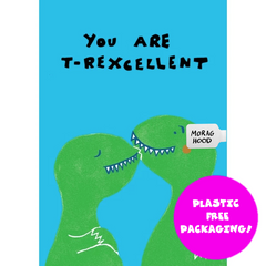 Morag Hood Dinosaur Anniversary Card