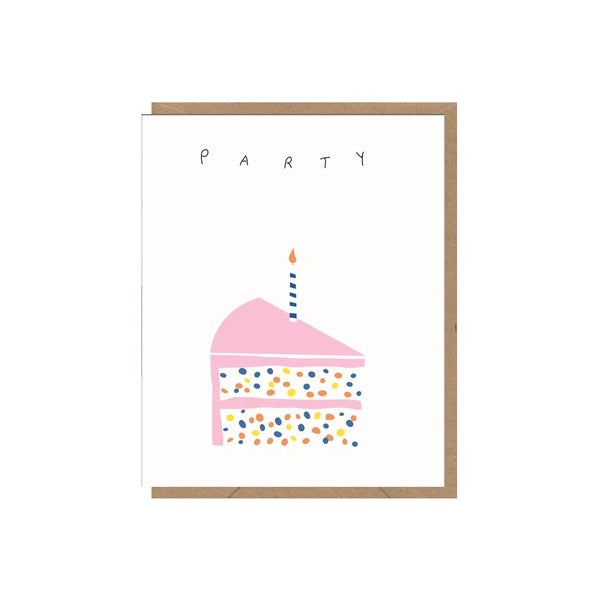 Pink Cake Pack of 8 Party Invitations