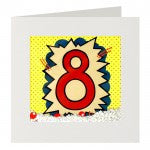 Age 8 Shakies Birthday Card