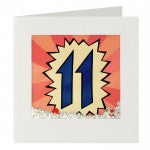 Age 11 Shakies Birthday Card