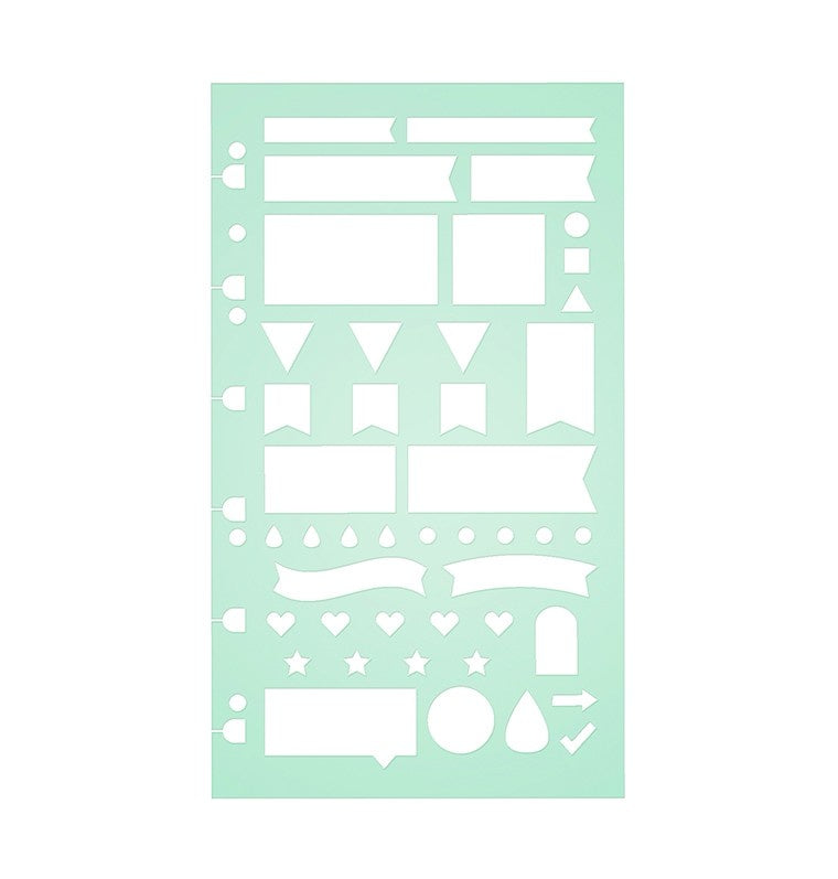 Filofax Personal Organiser Planning Stencil