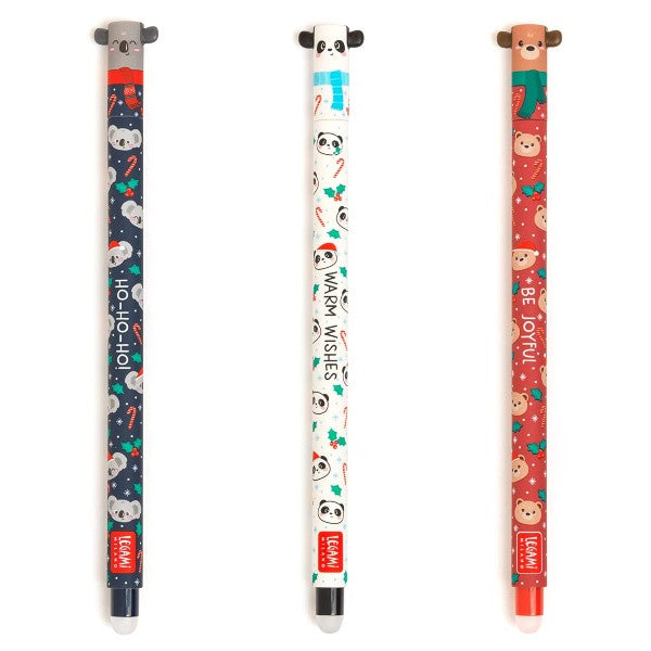 Christmas Erasable Pens Set of Three