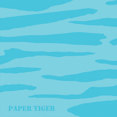Paper Tiger Blue Stripe Sheet Wrap