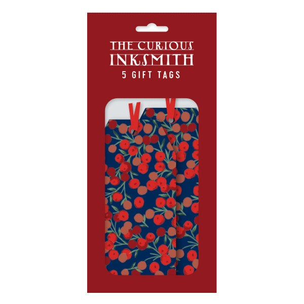 Winter Garnet Gift Tag Pack of 5