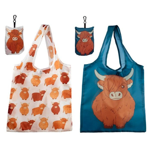 Highland Cow Reuseable Shopping Bag