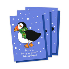 Puffin Mini Christmas Card Pack