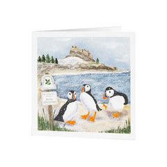 Perfect Puffins Box Of 10 Christmas Cards