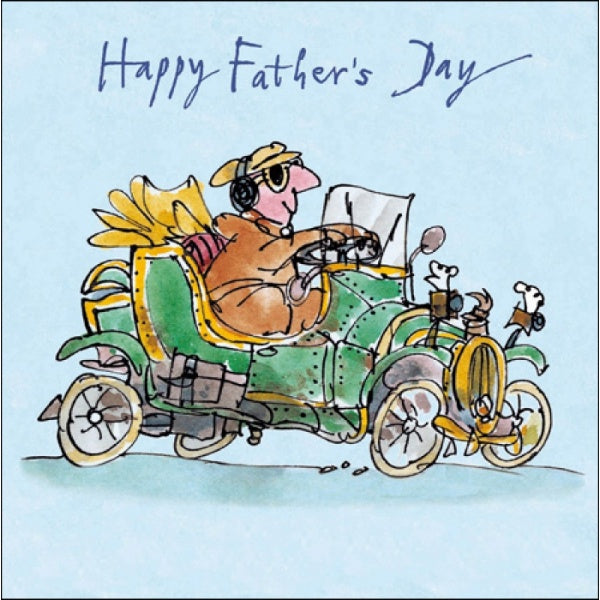 Quentin Blake Car Father's Day Card