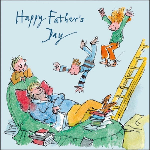 Quentin Blake Jump Father's Day Card