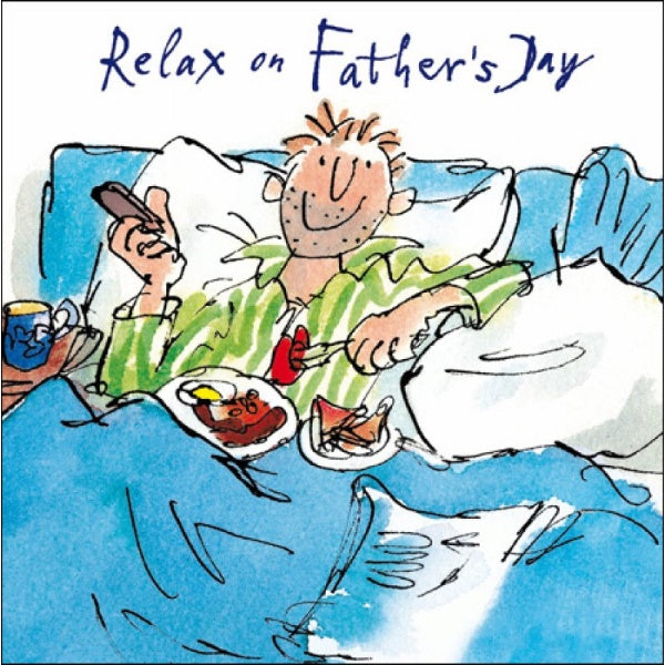 Quentin Blake Relax On Father's Day Card