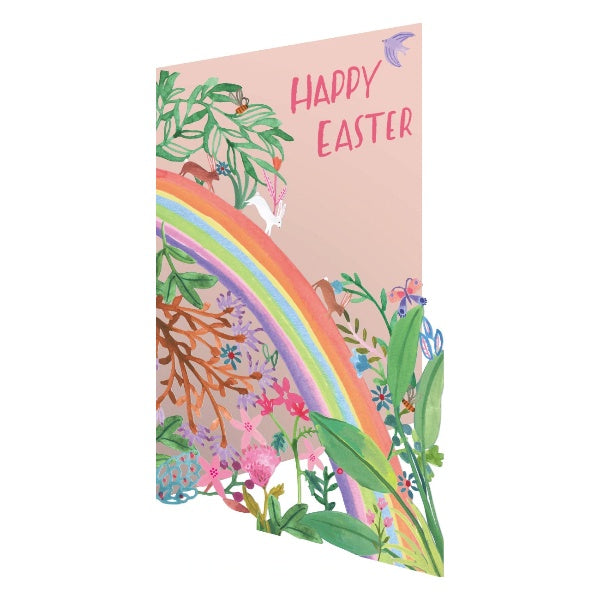 Happy Easter Rainbow Lasercut Card