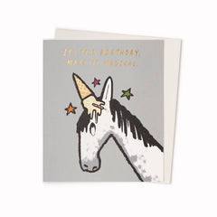 Magical Unicorn Birthday Card