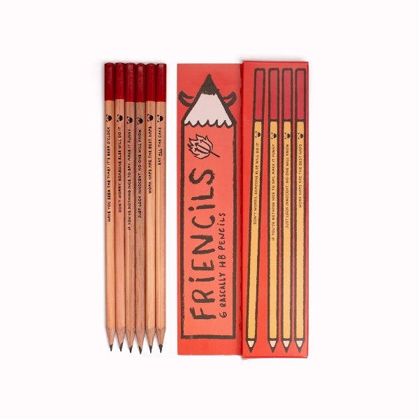 Friencils Rascally HB Pencils Pack of 6