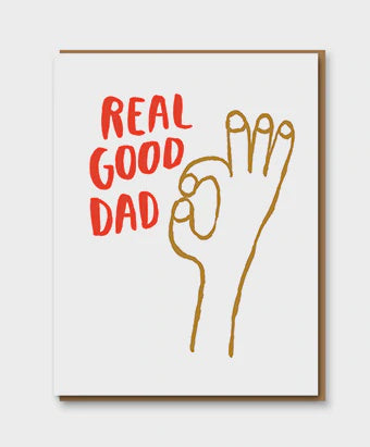 Real Good Dad Fathers Day Card