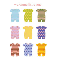 Welcome Little One! Babygro Card