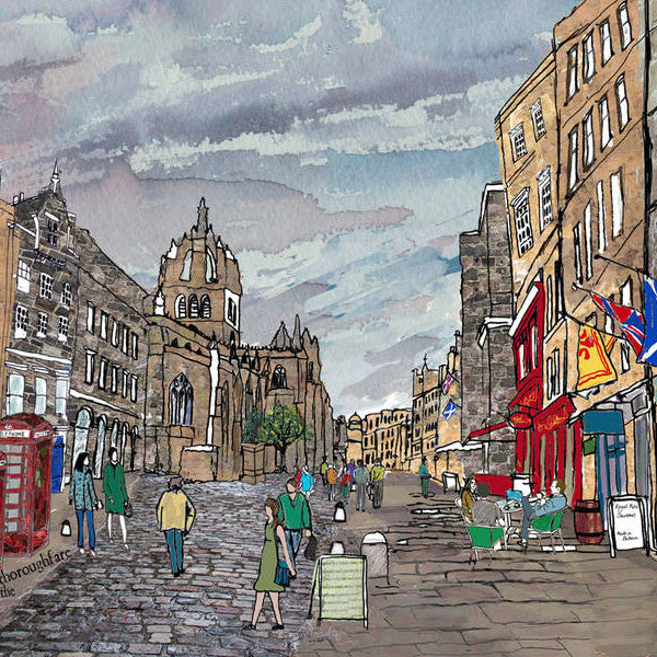 Royal Mile Edinburgh Placemat