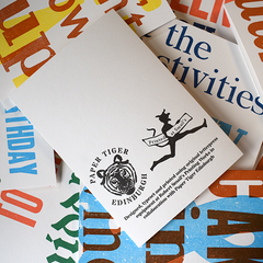 Welcome To The Middle Ages Letterpress Birthday Card