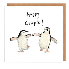 Jo and Bo Penguins Wedding Card