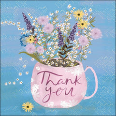 Joy Laforme Pink Mug Thank You Pack of 8 Cards