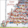Happy Birthday Football Supporters Quentin Blake Card
