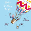 Happy Birthday To You Hot Air Balloon Quentin Blake Card